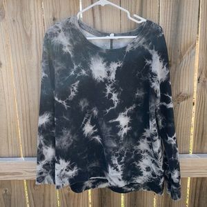 Jane and Delancey Tie Dye Crewneck Sweater